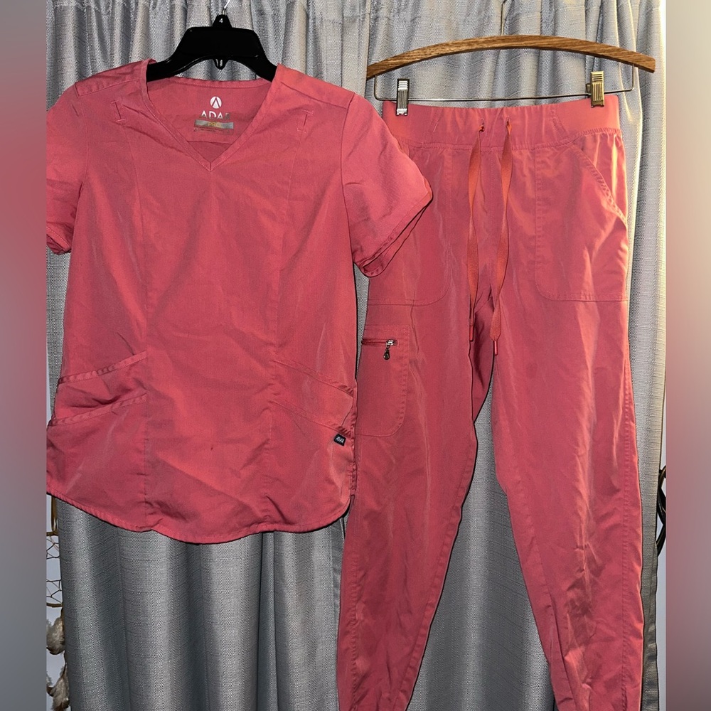 Adar, Pink Scrubs, Size Small